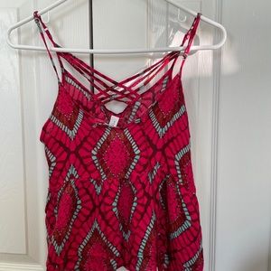 Patterned tank top
